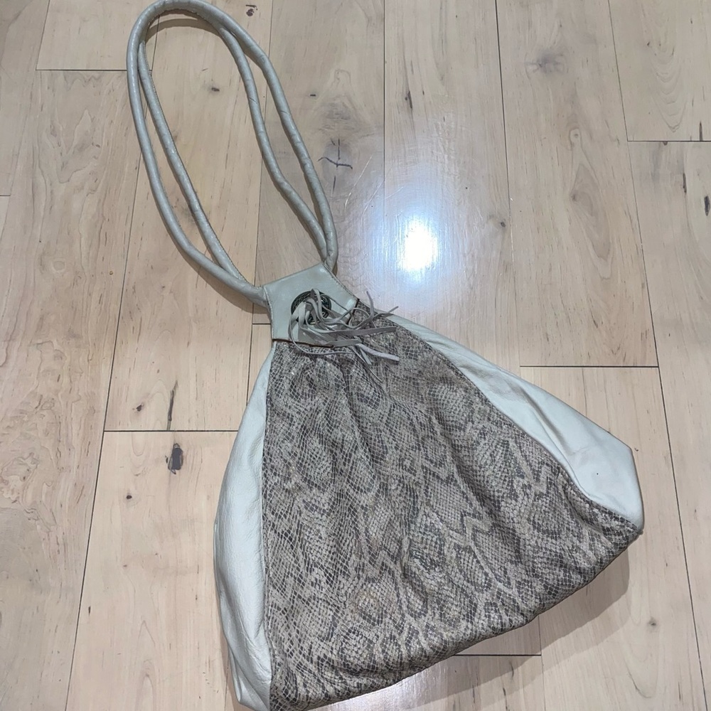 Vintage 80s Limar Snakeskin Bag